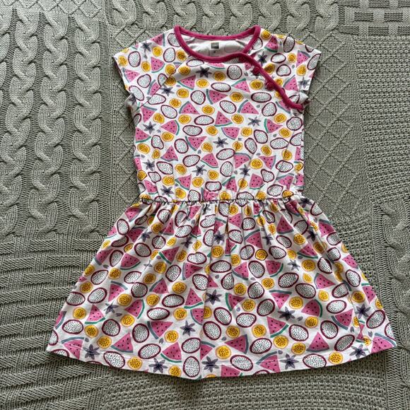 Tea Collection Fruit Drop Waist Dress ~ 4 - Picture 1 of 8